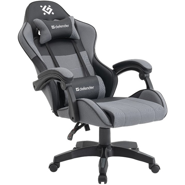 Игровое кресло Defender Strider черный/серый (64056)