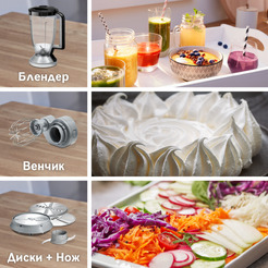 Кухонный комбайн Bosch MultiTalent 8 MC812M865