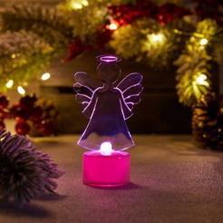 Фигура светодиодная на подставке NEON-NIGHT 501-044 "Ангел 2D", RGB