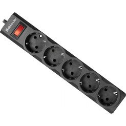 Сетевой фильтр DEFENDER ES largo 5 (черный)