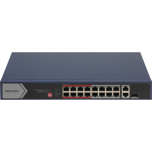 Коммутатор Hikvision DS-3E0318P-E/M(C)
