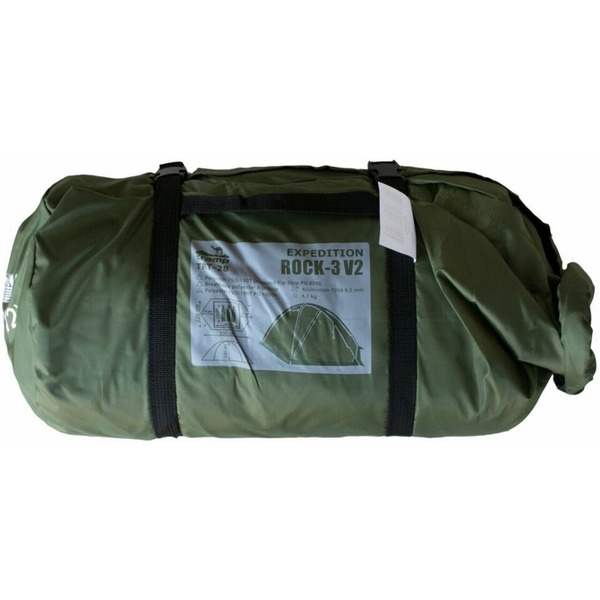 Палатка TRAMP Rock 3 v2 (TRT-28g) зеленый