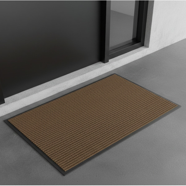 Придверный коврик Sundays Home Ребристый 50x80см 92226 (коричневый)