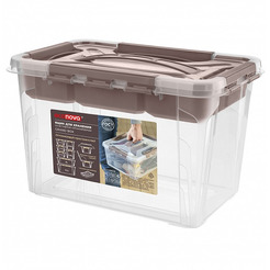Ящик для хранения Бытпласт Econova Grand Box 6.65 л 433224214 (коричневый)