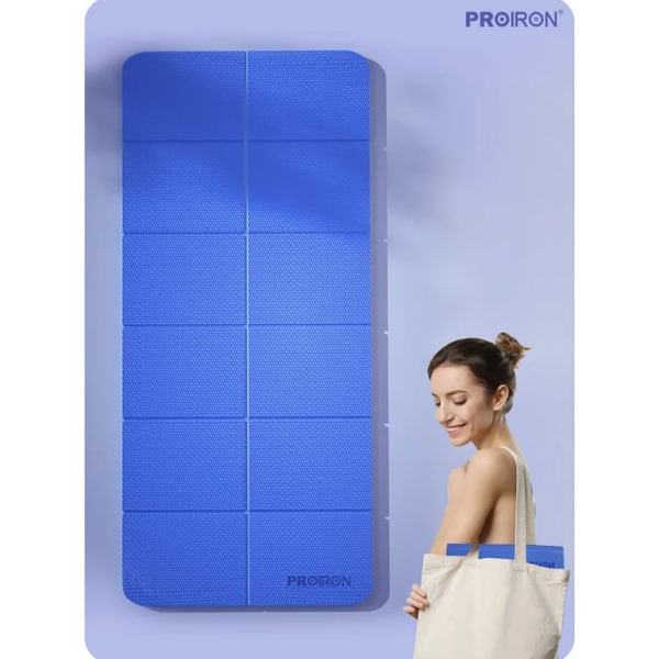 Коврик складной для йоги и фитнеса Proiron КС0601 (синий)