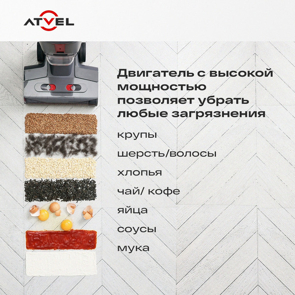 Вертикальный моющий пылесос Atvel F16 Ultimate