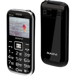 Мобильный телефон Maxvi B6ds up +ЗУ WC-112 (черный)