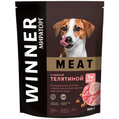 Сухой корм для собак Мираторг Meat с нежной телятиной для взрослых собак мелких пород 500 г