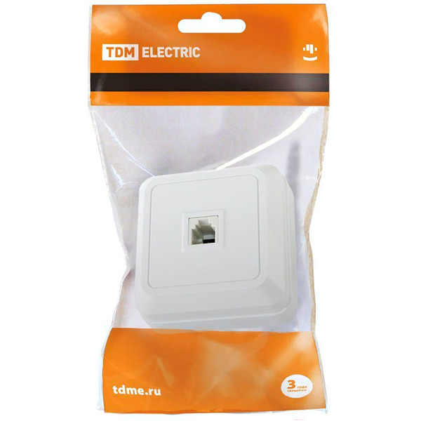Розетка телевизионная TDM Electric Ладога SQ1801-0021
