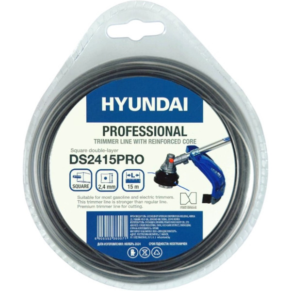 Леска для триммера HYUNDAI DS-2415 PRO