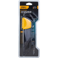 Набор Г-образных ключей Deli EDL232309H