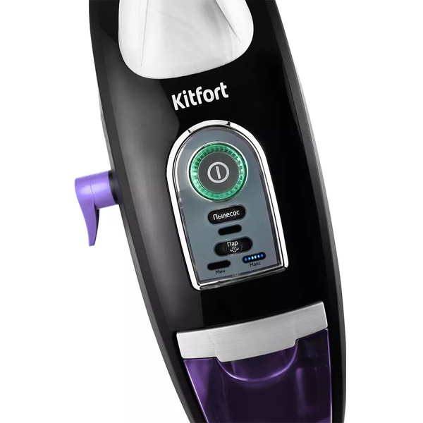 Вертикальный паровой пылесос KITFORT КТ-535-1 черный