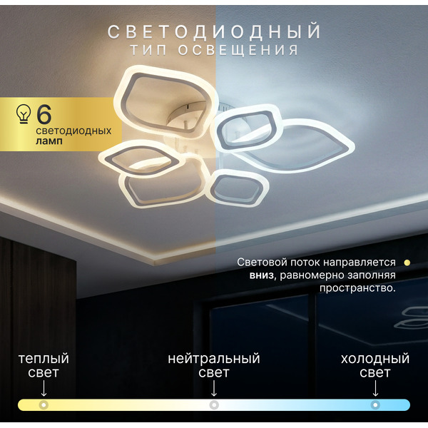 Люстра Sundays Home LED C23053T