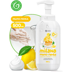 Жидкое мыло Grass Milana сливочно-лимонный десерт 500 мл 125332