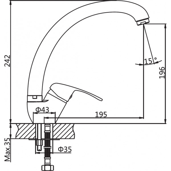 Смеситель AV Engineering AVZKN4-A267-647