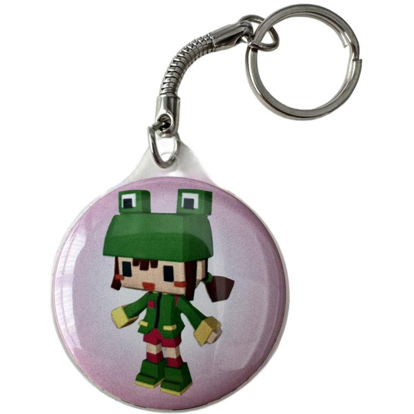 Брелок сувенирный "Дай 5 Добру" (Майнкрафт) в ассортименте