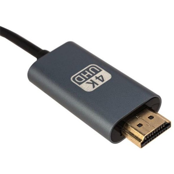 Кабель REXANT 17-6402 (USB Type-C - HDMI, 2м)