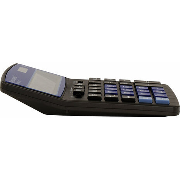 Калькулятор BRAUBERG Extra 12-BKBU 250472 (черный/синий)