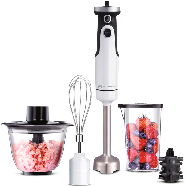 Погружной блендер 5 в 1 EVOLUTION HBS-0651 (белый)