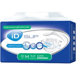 Подгузники для взрослых ID Slip (M, 30шт)