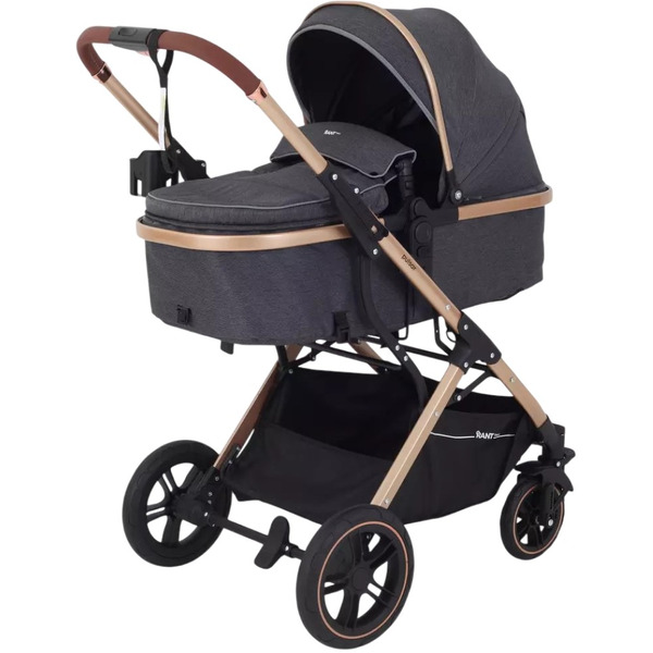 Детская коляска Rant Basic Pulsar Gold 2 в 1 RA160 (Grey)