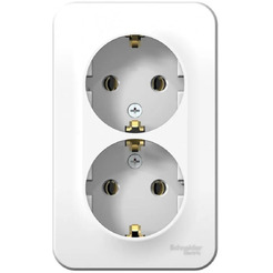 Розетка двойная Systeme Electric BLANCA BLNRA010211