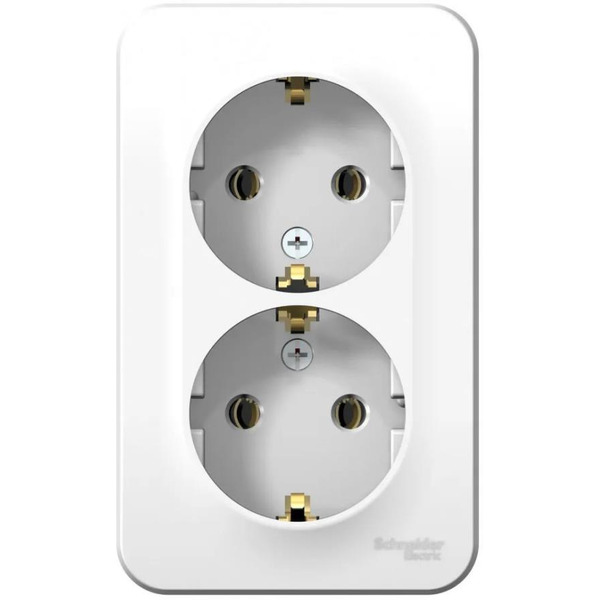 Розетка двойная Systeme Electric BLANCA BLNRA010211