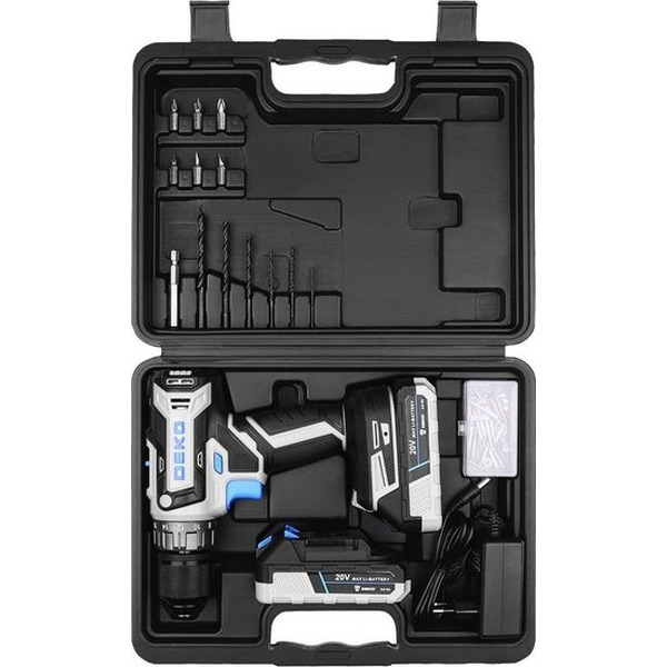 Дрель-шуруповерт Deko DKCD20-Li Set1 083-1117