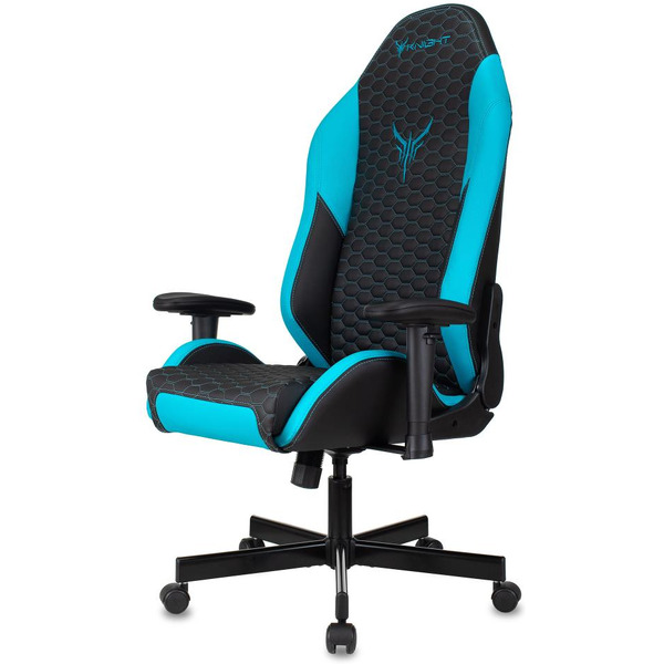 Кресло игровое Knight Neon (1717271) черный/голубой