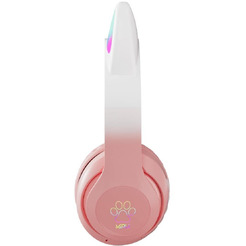 Наушники с ушками MIRU Cat EP-W10 (розовый)