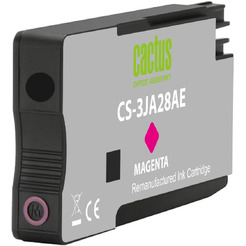 Картридж струйный Cactus CS-3JA28AE 963XL пурп.пигм. (25.5мл) для HP OfficeJet Pro 9010/9010e/9012/9014/9015/9016/9019