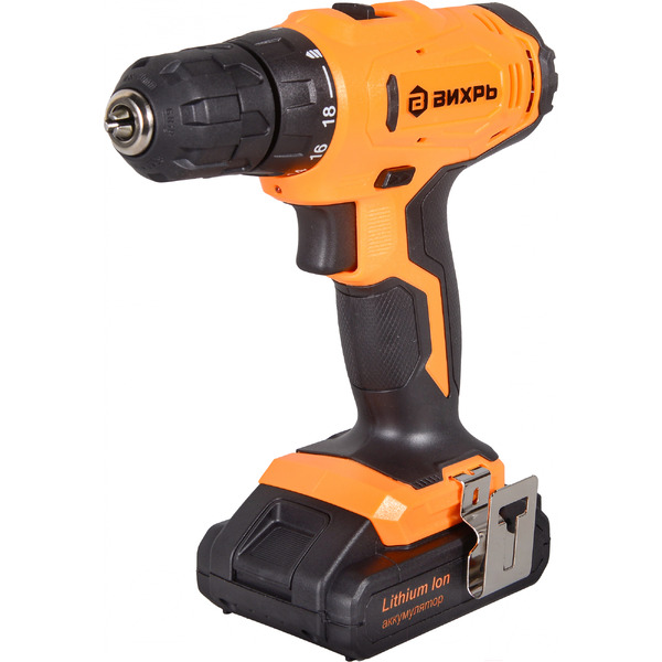 Дрель-шуруповерт Вихрь ДА-18Л-2КА (72/14/25)