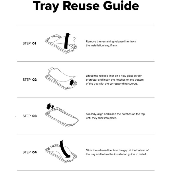 Защитное стекло Ringke EASY SLIDE 2шт для Galaxy S25 FE