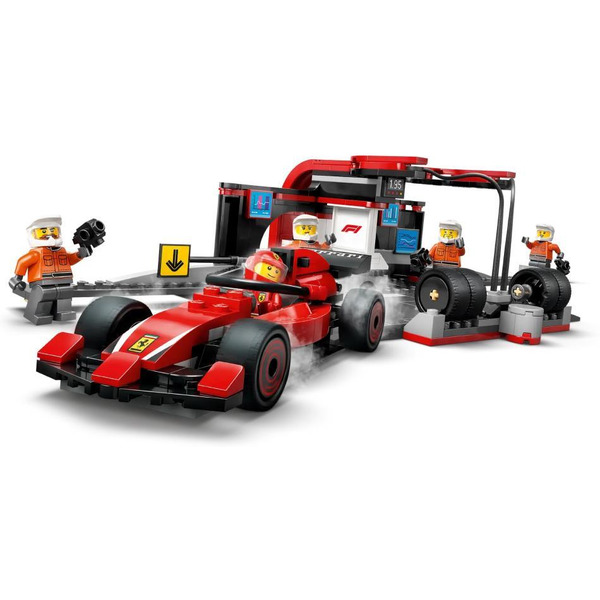 Конструктор LEGO City 60443 Пит-стоп F1 с автомобилем Ferrari