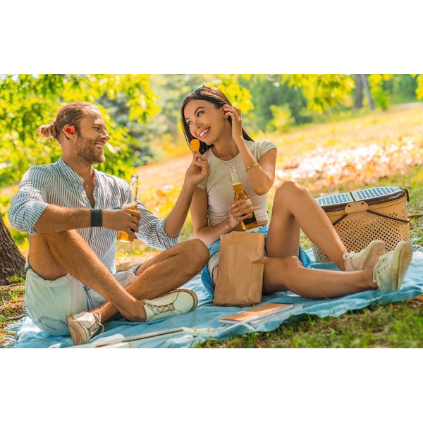 Беспроводные наушники Haylou OW01 PurFree Buds (оранжевый)