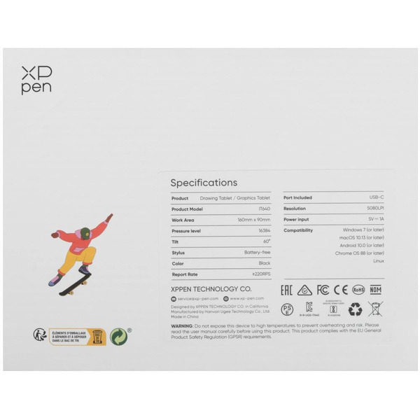 Графический планшет XP-Pen Deco 640