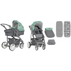 Универсальная коляска Lorelli Vista Green&Grey