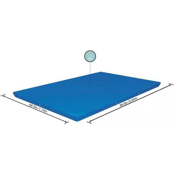 Тент-чехол Bestway 58105 для каркасного бассейна 259х170