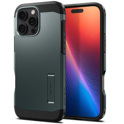 Чехол для телефона Spigen Tough Armor Mag Magsafe для iPhone 16 Pro ACS08148 (зеленый)