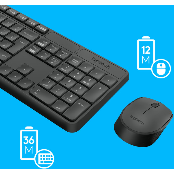 Клавиатура+Мышь LOGITECH MK235 (L920-007948)