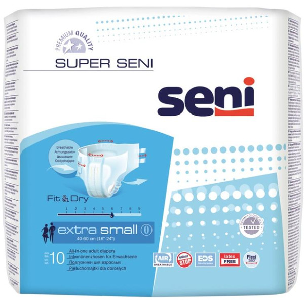Подгузники для взрослых Seni Super Extra Small (10 шт)