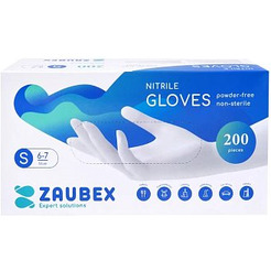 Нитриловые перчатки Zaubex 9122526 (S, 200 шт)