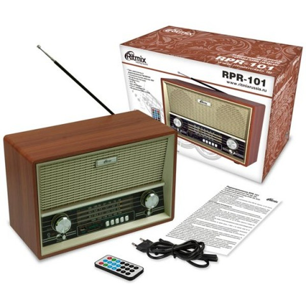 Радиоприемник RITMIX RPR-101 wood