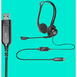 Наушники с микрофоном Logitech Headset PC 960 (981-000100)