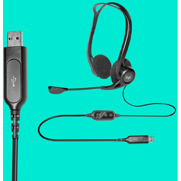 Наушники с микрофоном Logitech Headset PC 960 (981-000100)