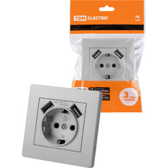 Розетка TDM Electric Сенеж SQ1816-0253