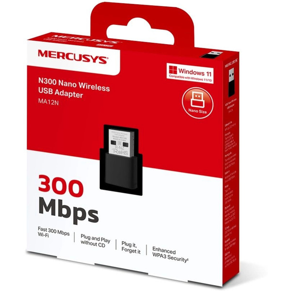 Wi-Fi адаптер Mercusys MA12N