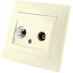 Розетка телевизионная TDM Electric Лама SQ1815-0120