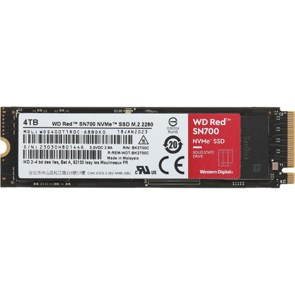 SSD WD Red SN700 4TB WDS400T1R0C