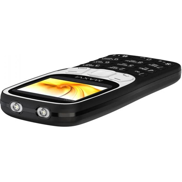 Мобильный телефон Maxvi K200 +ЗУ WC-112 (черный)